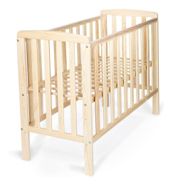 Babybett Elephant Gitterbett Massivholzbett Kinderbett höhenverstellbar 100x50cm Babybett Elephant Gitterbett Massivholzbett Kinderbett höhenverstellbar 100x50cm